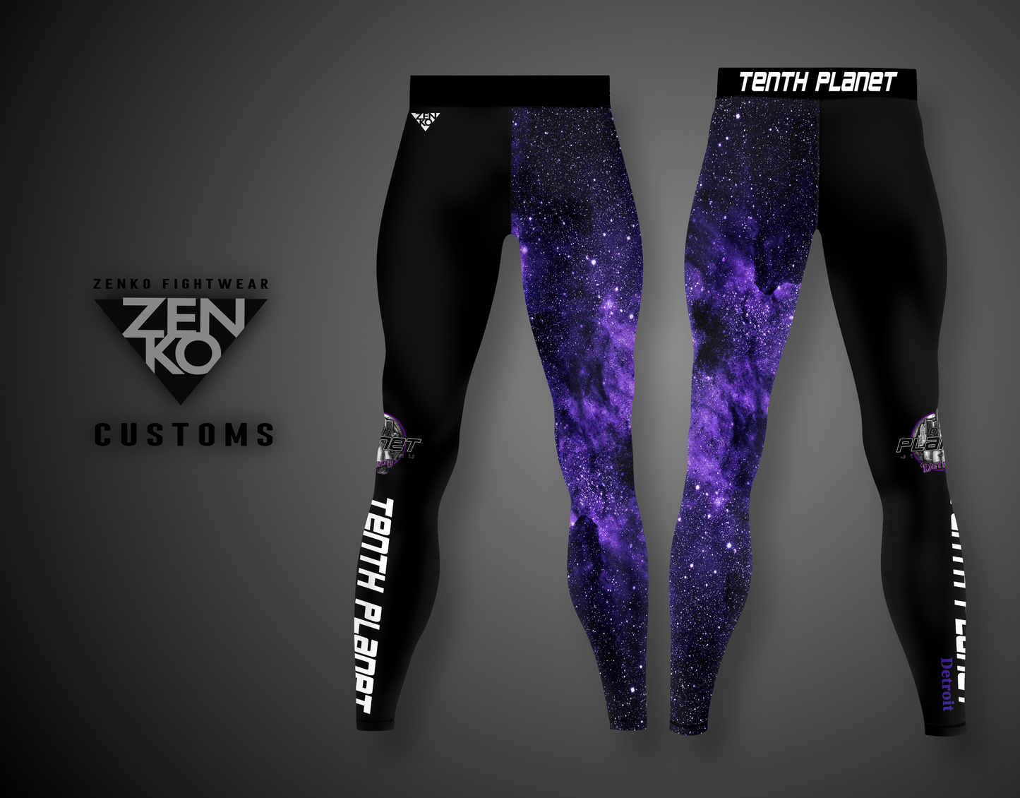 Detroit Adult Purple Belt Spats